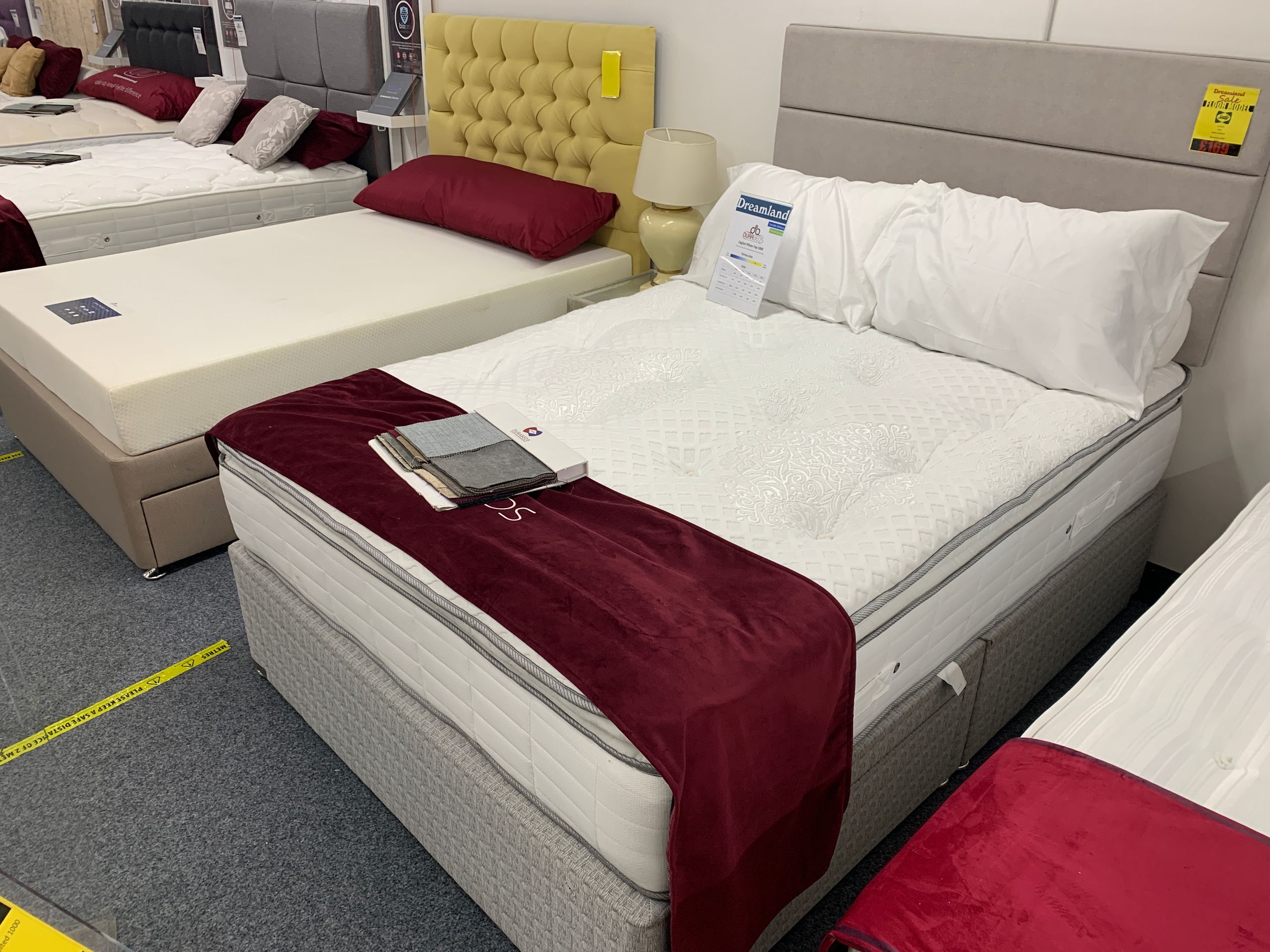 Floor models offers massive SAVINGS Dreamland Bedding