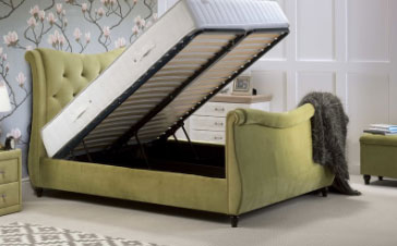 storage bed frame